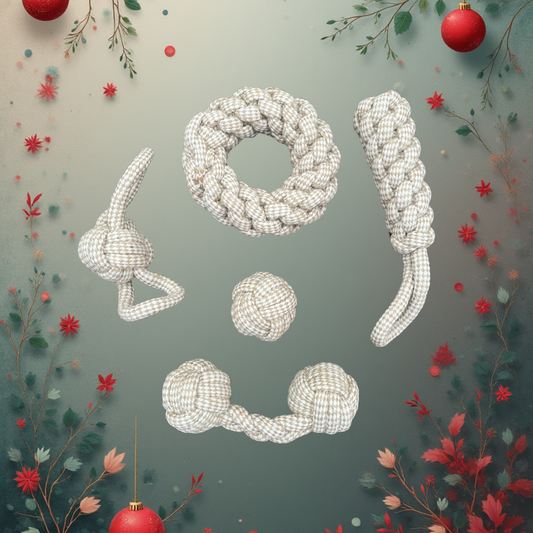 Linen Dog Toy Bundle